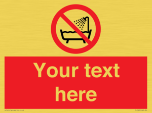 Custom Do not use this device in a bathtub shower or water-filled reservoir